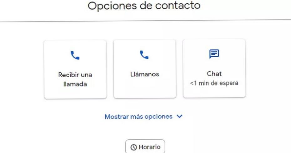 Como contactar con Google España 2