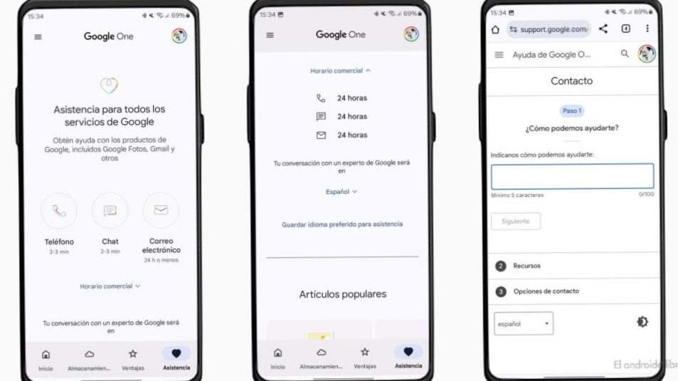 contactar con Google España